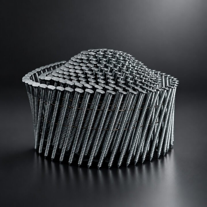 conical coil mnails